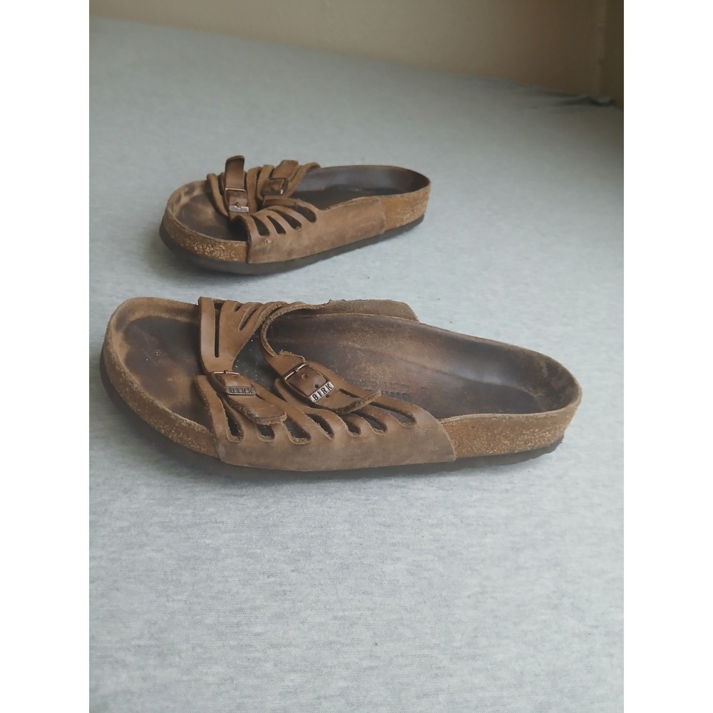 Birkenstock Sandals Womens 37 / US Granada Cork Cushioned Brown